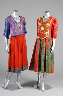 Lot 68 - An Indian inspired ensemble, probably Thea...