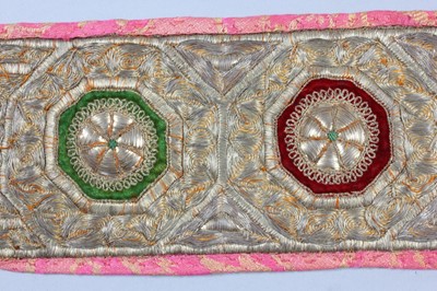 Lot 338 - Four embroidered women's headbands...