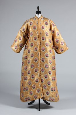 Lot 273 - A gold brocade woman's robe, Moroccan, circa...