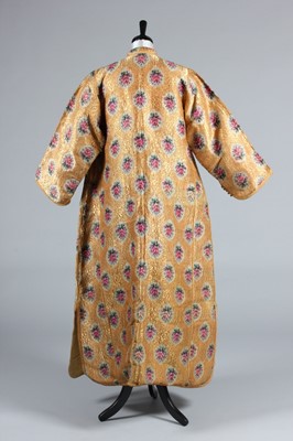 Lot 273 - A gold brocade woman's robe, Moroccan, circa...