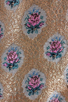 Lot 273 - A gold brocade woman's robe, Moroccan, circa...