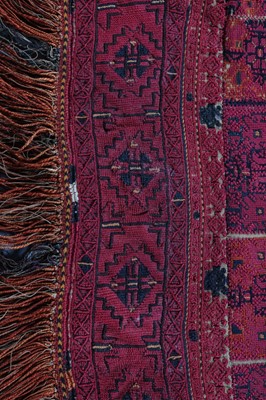 Lot 276 - An embroidered composite panel, probably Fez,...