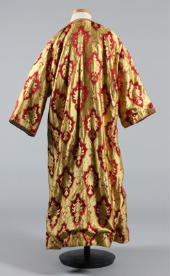 Lot 281 - A brocaded kaftan, Moroccan, circa 1960, woven...