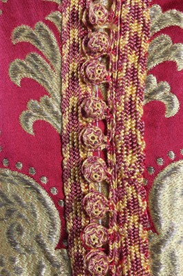 Lot 281 - A brocaded kaftan, Moroccan, circa 1960, woven...