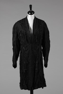 Lot 2 - An embroidered tulle and taffeta jacket, circa...