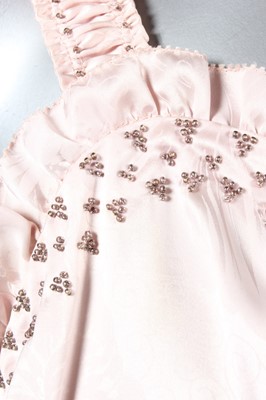 Lot 24 - Two bridal gowns, mid-late 1930s, one with...