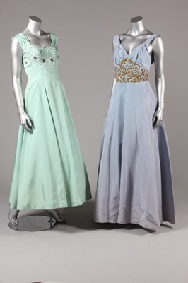 Lot 40 - Nine evening ensembles, mainly 1950s-early 60s,...