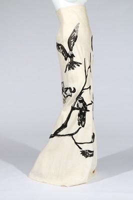 Lot 271 - An Alexander McQueen 'Birds' skirt, `Sarabande'...