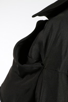 Lot 106 - A Charles James for Samuel Winston black silk...
