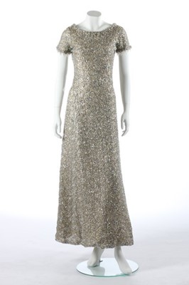 Lot 146 - An Yves Saint Laurent couture crystal beaded...