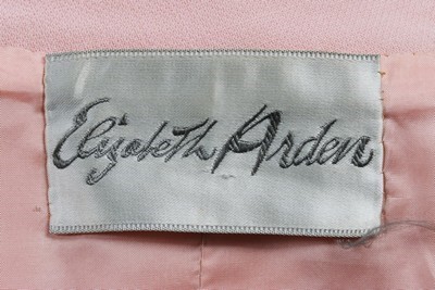 Lot 136 - A Pierre Cardin for Elizabeth Arden pink wool...