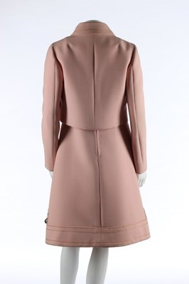 Lot 136 - A Pierre Cardin for Elizabeth Arden pink wool...