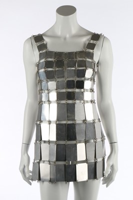 Lot 130 - A Paco Rabanne chain-linked armour-plate mini...