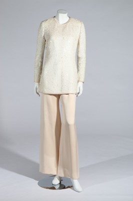 Lot 156 - An Yves Saint Laurent couture sequined...