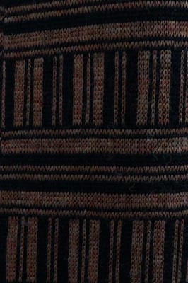 Lot 180 - A Bill Gibb 'piano-key' knit 'kimono'...