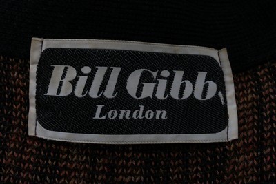 Lot 180 - A Bill Gibb 'piano-key' knit 'kimono'...