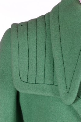 Lot 141 - A Pierre Cardin apple-green wool man's coat,...
