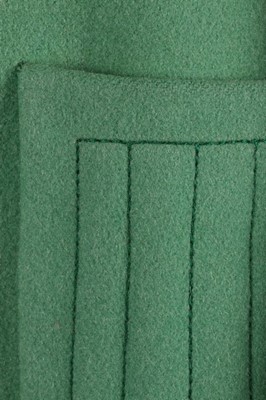 Lot 141 - A Pierre Cardin apple-green wool man's coat,...