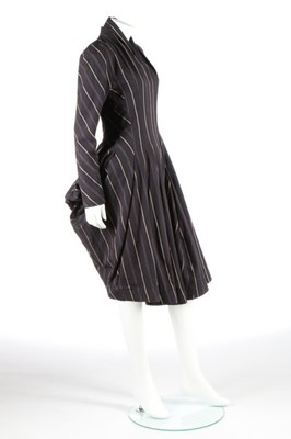 Lot 211 - An early John Galliano striped wool...