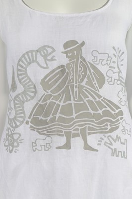 Lot 213 - A Westwood/McLaren muslin vest with Keith...
