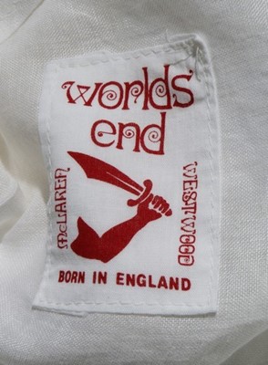 Lot 213 - A Westwood/McLaren muslin vest with Keith...