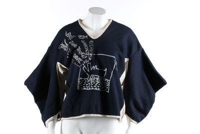 Lot 215 - A Westwood/McLaren navy cotton sweat-shirt,...