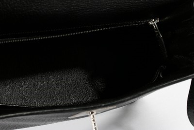 Lot 5 - An Hermès black goat leather Kelly bag, 2004,...