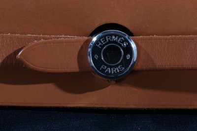 Lot 4 - An Hermès 'Herbag', modern, with tan leather...