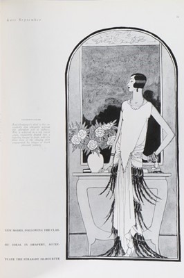 Lot 38 - British Vogue magazines, 1923, a near-complete...