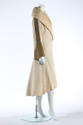 Lot 45 - A couture evening coat, probably Lanvin, circa...