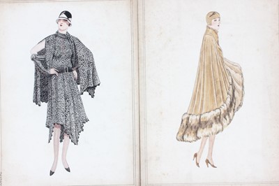 Lot 31 - Elliot Hodgkin fashion sketches, circa 1928-9,...