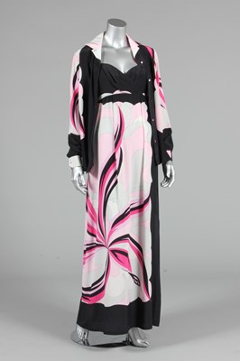 Lot 101 - An Emilio Pucci printed crepe de chine evening...