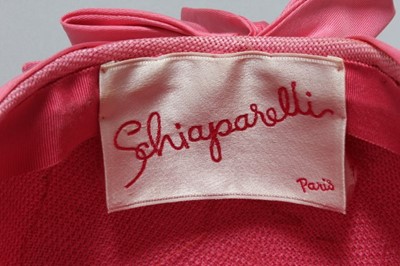 Lot 6 - Two Schiaparelli hats, early 1960s, one of...