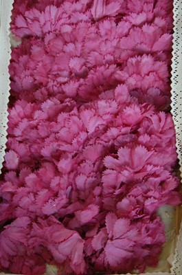 Lot 145 - Five boxes of silk flowers, comprising: one of...