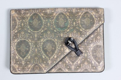 Lot 202 - A Cartier brocaded silk clutch bag, probably...