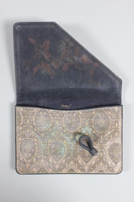 Lot 202 - A Cartier brocaded silk clutch bag, probably...