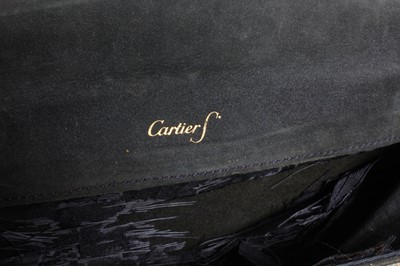 Lot 202 - A Cartier brocaded silk clutch bag, probably...