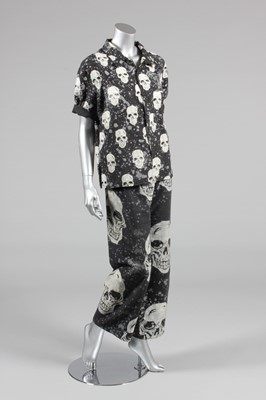 Lot 204 - A Boy printed 'skull' ensemble, early 1980s,...