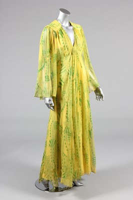 Lot 207 - An Ossie Clark/Celia Birtwell printed chiffon...