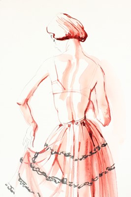 Lot 33 - A René Bouet Willaumez fashion illustration of...