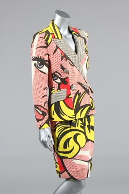 Lot 219 - A Moschino Lichtenstein print pop-art suit,...