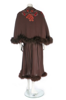 Lot 206 - A good Karl Lagerfeld for Chloé brown silk...