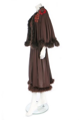 Lot 206 - A good Karl Lagerfeld for Chloé brown silk...