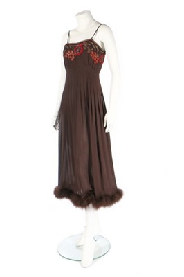Lot 206 - A good Karl Lagerfeld for Chloé brown silk...