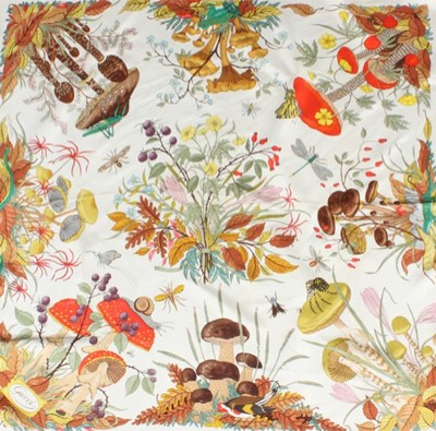 Lot 291 - Ten Christian Dior silk scarves, 1960s-80s,...