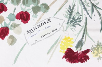 Lot 291 - Ten Christian Dior silk scarves, 1960s-80s,...