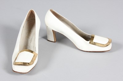 Lot 302 - Two pairs of Roger Vivier court shoes, late...