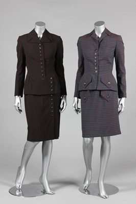 Lot 314 - Two Irene suits, late 1940s-early 1950s, both...