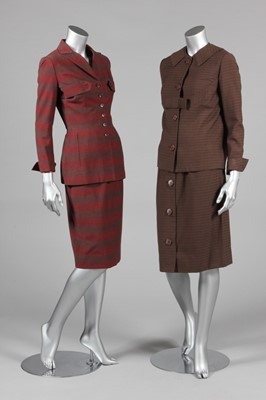 Lot 315 - Two Irene suits, late 1940s-early 1950s, both...