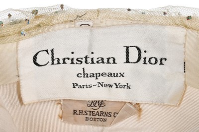 Lot 116 - A Christian Dior feather-covered bouclé wool...